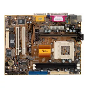 Motherboard Micro-Atx PC Chips M756lmrt+V3.3 SLOT1 PGA370 Sdram PCI - Picture 1 of 3