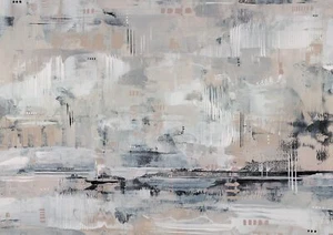 Soozy Barker - Lake of Dreams - Arte de pared estampado abstracto en lona - 2 tallas - Imagen 1 de 3