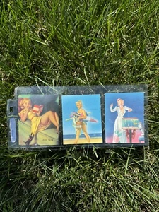 Lot of 3 Vintage Pin Up Good Girl Humor Penny Arcade Cards from 1940’s & 1950’s - Picture 1 of 8