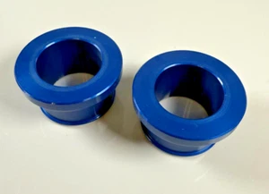 Rear Wheel Spacers Ride Engineering Blue Yamaha YZ250F YZ450F 2009-2025 - Picture 1 of 6