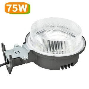 75Watt LED Barn Yard Street Outdoor Security Light Dusk to Dawn Flood Light IP65 - Picture 1 of 25