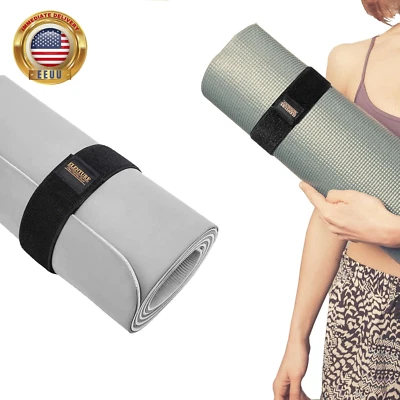 Adjustable Heavy-Duty Yoga Mat Strap - Elastic Bungee Wrap Organizer for Workout - Image 1 of 4