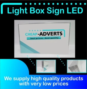 LED Illuminated Light Box/ Sign Maker /Personalised Signbox Custom 60cm x 40cm. - Picture 1 of 6