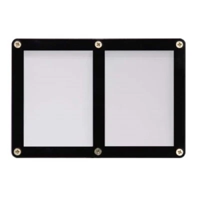 Ultra PRO 2 Card Double Black Screw Screwdown Border Holder Display Frame - Image 1 of 3