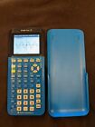 Texas Instruments TI-84 Plus CE Graphing Calculator Blue W/Cover Excellent