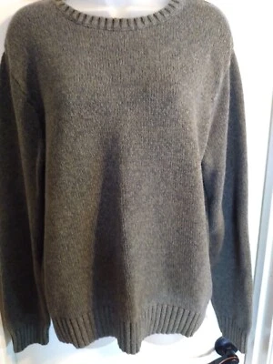 Suéter Pullover American Living Verde Jaspeado Hombres Talla M Parches en el Codo Preppy... Foto 1 de 4