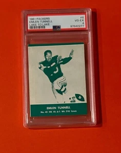 1961 Lake to Lake Packers #6 Emlen Tunnell SP - PSA 4 - Tough to Find ! - Picture 1 of 2