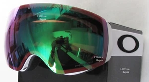 Máscara Oakley De Esquí-Snowboard Flight Deck Matte 7064 23 Blk Prizm Jade Ir Gb - Imagen 1 de 1