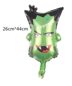 5 Stck. Mini Frankenstein Kopffolie Ballons Luftfüllung Party Dekoration Halloween  - Bild 1 von 2