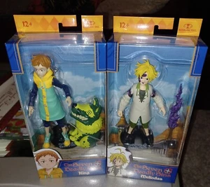 Set 2 action figure "I sette peccati capitali" ~Meliodas & KING 6" ~ NUOVE - Foto 1 di 4