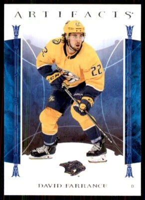2022-23 Upper Deck Artifacts David Farrance B Hockey Cards #24 - Image 1 of 2