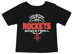 Outerstuff NBA Kleinkind Houston Rockets kurzärmliges T-Shirt, schwarz - Bild 1 von 2