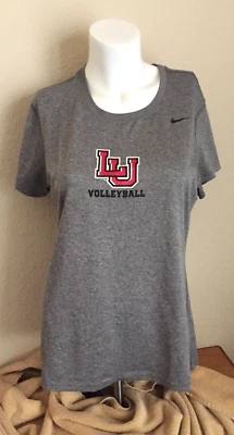 CAMISETA NIKE DRI-FIT EMITIDA POR EL EQUIPO UNIVERSITARIO DE VOLEIBOL LAMAR GRIS - MUJER TALLA M Foto 1 de 4