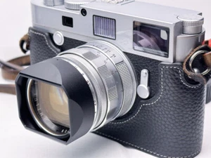 Metal Camera Lens Hood Aluminium Alloy For Leica M-Summilux 50/1.4 E43 Lens Hood - Picture 1 of 12
