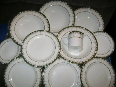 FAREBERWARE .ARDSLEY 485 Fine Bhing PLATOS DE CENA DE PORCELANA Juego de 11 piezas Foto 1 de 4