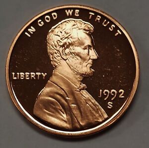 1992-S Proof Lincoln Cent Nice Coins Priced Right Shipped FREE