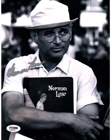 NORMAN LEAR Signed Autographed 8x10 Photo PSA/DNA #AF69479 "All In The Family" Cover