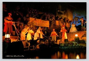 Tokyo Disneyland Buccaneers at Pirates of the Caribbean Auction c1985 Postcard - Picture 1 of 2