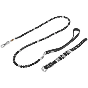  Collari per Cani di Piccola Taglia e Guinzaglio Set Corda Trazione Passeggio Tirante - Foto 1 di 17