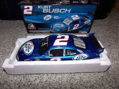 1/24 KURT BUSCH #2 MILLER LITE COT  2008 ACTION NASCAR DIECAST - Image 1 of 4