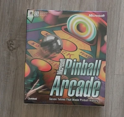 Microsoft Pinball Arcade - Rare New Shrinkwrapped Large Retail Box - PC CD-ROM - Image 1 of 4