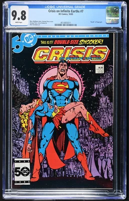 CRISIS ON INFINITE EARTHS #7 - cgc 9.8 - PÁGINAS BLANCAS - DC/1985 Foto 1 de 4