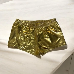 Gold Metallic Kids Shorts - Size XL NWOT - Picture 1 of 3
