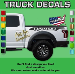Raptor Scratches Fits: Ford Rear Bedside Truck Decal Graphics Frd-07 - Picture 1 of 4