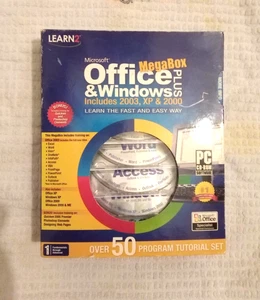 MICROSOFT OFFICE &WINDOWS Plus, Mega box, FULL ENGL VERs, 03,XP & 2000=Brand NEW - Picture 1 of 4
