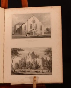 1832 2 parts in 1 Modern Athens or Edinburgh in the Nineteenth Shepherd Illustra - Imagen 1 de 8