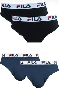 Bi-Pack Fila Men's Underwear - Slip (2 pieces) Black-Navy - Picture 1 of 12