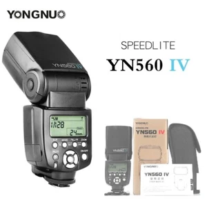 Yongnuo YN560 IV YN560IV 2.4G Flash Speedlite for Canon Nikon Sony Pentax Fuji - Picture 1 of 13