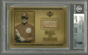 2001 Upper Deck Hall of Famers Relic Game Bat #BRY Robin Yount BGS 9 9.5 MINT - Picture 1 of 2