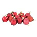 Christmas Tree Baubles Red (Pack of 12) Small Baubles.