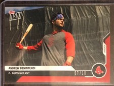 2020 Topps Now #OD-16 Andrew Benintendi Boston Red Sox 07/10