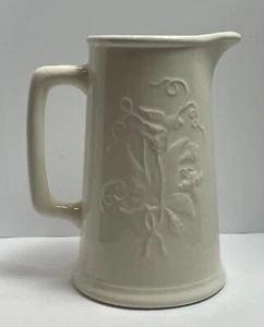 VTG Wm Adam’s & Sons English Ironstone Tall Cream Pitcher Spout Possibly 50s - Picture 1 of 9