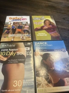 Lot Of 4 Dvd Fitness/dance/hip Hop Workouts Classics Core Fusion Dance Cross - Imagen 1 de 10