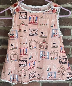 Top Jelly the Pug Belezza Adelynn Playwear solo 100% cotone bambina 10 rosa floreale - Foto 1 di 7