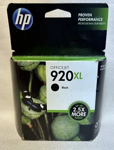 EP5785 HP Druckertinte OfficeJet 920XL schwarz hohe Kapazität XL Patrone abgelaufen - Bild 1 von 5
