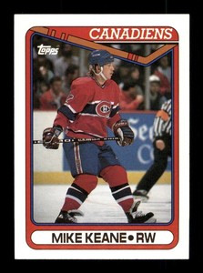  1990 Mike Keane  Canadiens 325 Topps Hockey Sports TC Trading Card 