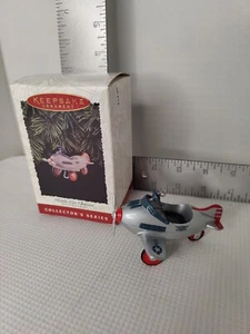 Hallmark Ornament Kiddie Car Classics Serie 3 1996 avión Murray nuevo en caja - Imagen 1 de 9