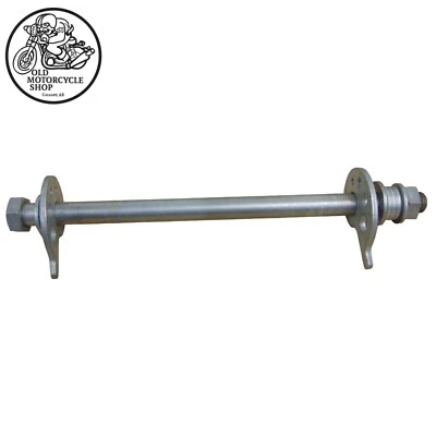 1980-1981 CAN-AM MX EJE TRASERO COMPLETO - ESPACIADOR, TENSOR DE CADENA Foto 1 de 4