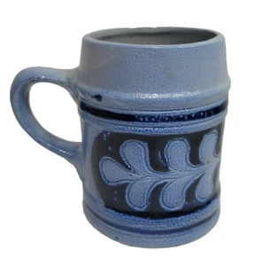 VintageWilliamsburg Cobalt Blue and Gray Coffee or Tea Mug 14oz 4.5'' - Picture 1 of 5
