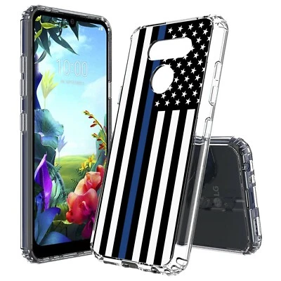 Blue Thin Line Slim Shockproof Hybrid Hard Cover Soft Bumper Case for LG Models - Image 1 of 4