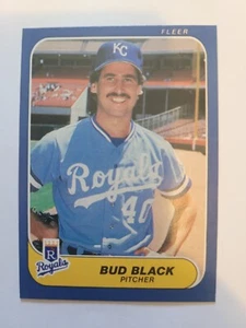 1986 FLEER BUD BLACK #4 NM - Picture 1 of 1