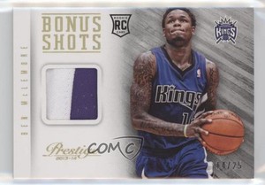 2013 Panini Prestige Bonus Shots Materials Prime /25 Ben McLemore #90 Rookie RC