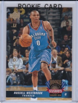 RUSSELL WESTBROOK ROOKIE CARD 2008 Upper Deck Lineage RC Standouts $$ BASKETBALL - Image 1 of 2