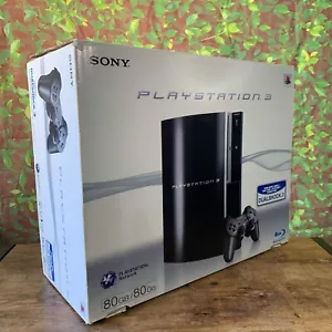 PLAYSTATION 3 FAT 80 GB console Sony PS3 BOXATA completa+CONTROLLER+cavi+manuali - Foto 1 di 15