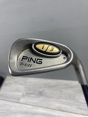 RH Ping i3 O-Size Blue Dot Single 6 Iron 37” Graphite Shaft “R” Flex Demo Model - Image 1 of 4