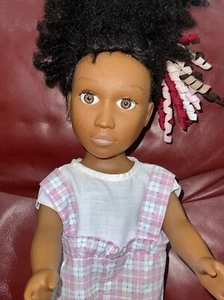 Healthy Roots Doll Angelica Natural Dolls 18" African American Ethnic - Picture 1 of 11